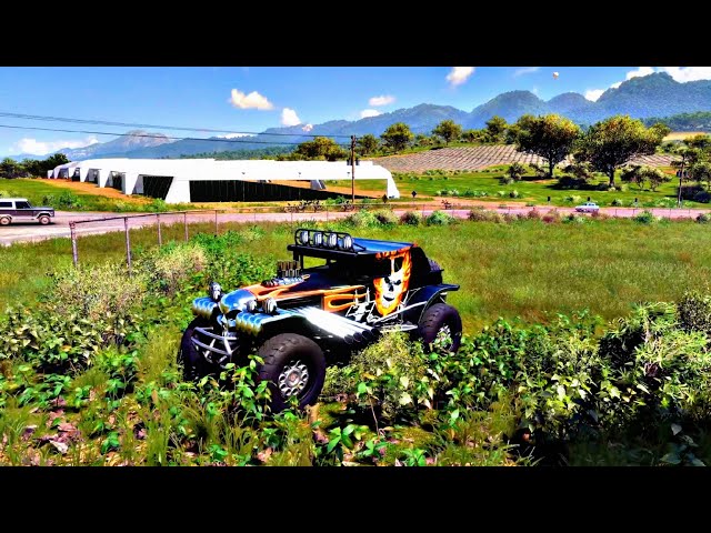 1400 BHP Tractor monster truck || Hot wheels Bajaj Bone Shaker || Forza Horizon 5#viralvideo