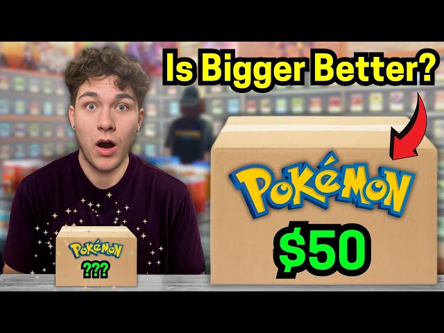 MASSIVE Pokemon Box vs Tiny Pokemon Box!