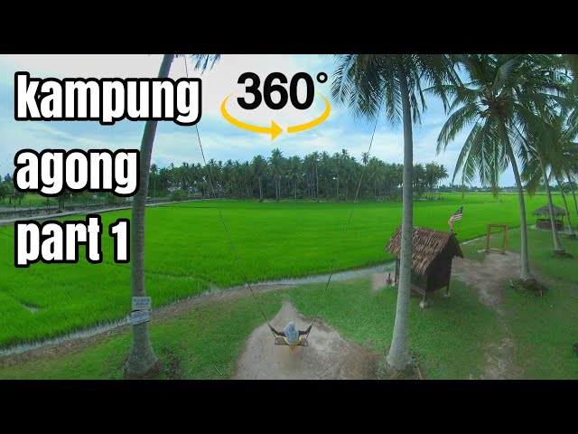 360 degree view Kampung Agong Part 1 | move device to explore video | jalan makan 360