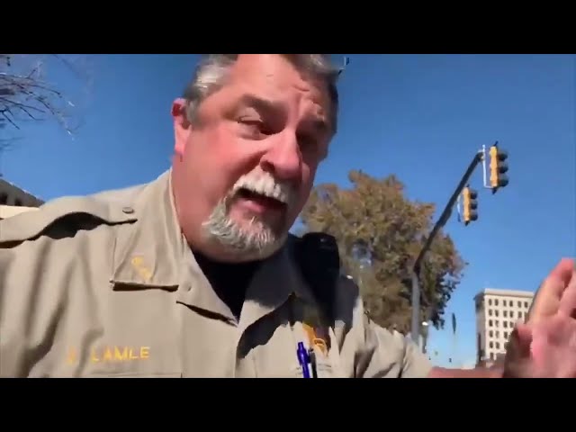 Stop RECORDING Or You Will Be Arrested!! Tyrant Deputy - Enid, OK