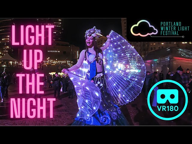 The Portland Winter Light Festival 2024 - VR180° Immersive Video