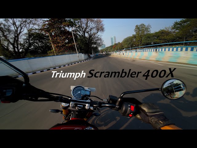 2025 Triumph Scrambler 400X Test Ride | 4K24 POV | DJI Osmo Action 4