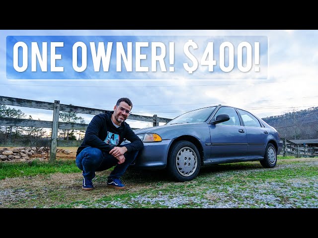 I JUST BOUGHT A ONE OWNER CIVIC FOR $400! New Project!