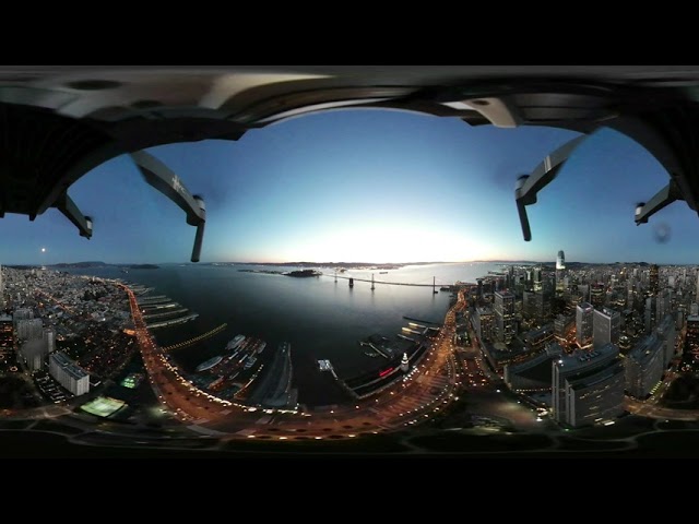 360° Drone CityScape: San Francisco