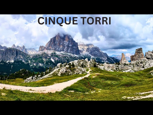 [4K 60fps] CINQUE TORRI Cable Car Ride - DOLOMITES - VENETO - ITALY 🇮🇹