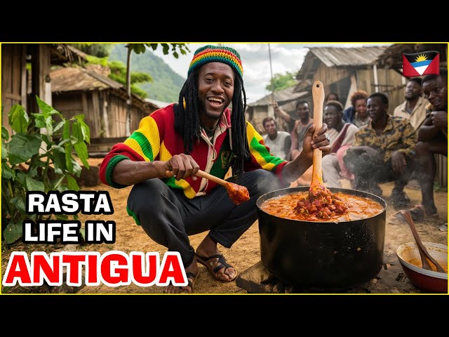 UNBELIEVABLE ! A Day In The Life of RASTA PEOPLE of Antigua and Barbuda 🇦🇬