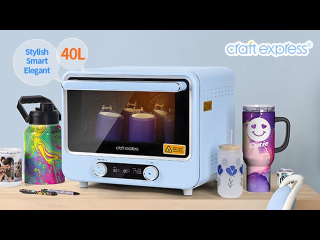 👍Craft Express New Released Sublimation Oven 40L | Print 12 Ceramic Mugs or 3 40oz Tumblers at Once!