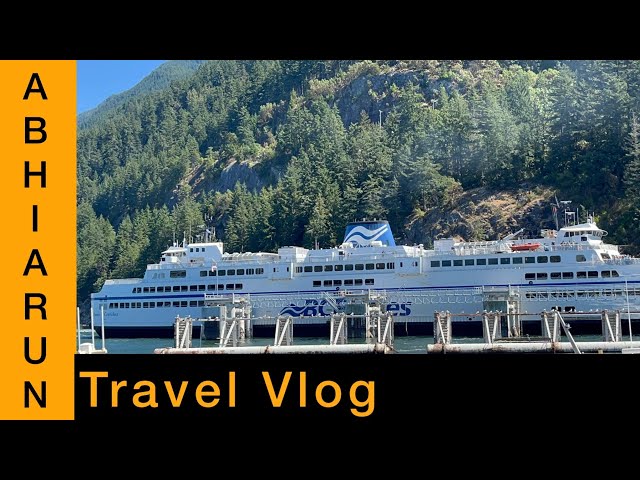 4K UHD| கனடாவில் முக்கிய சுற்றுலா இடம்| Horseshoe Bay Ferry view point West Vancouver BC Canada 🇨🇦