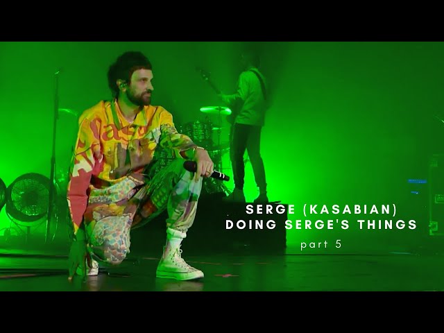 Serge (Kasabian) doing funny and weird things (part 5)