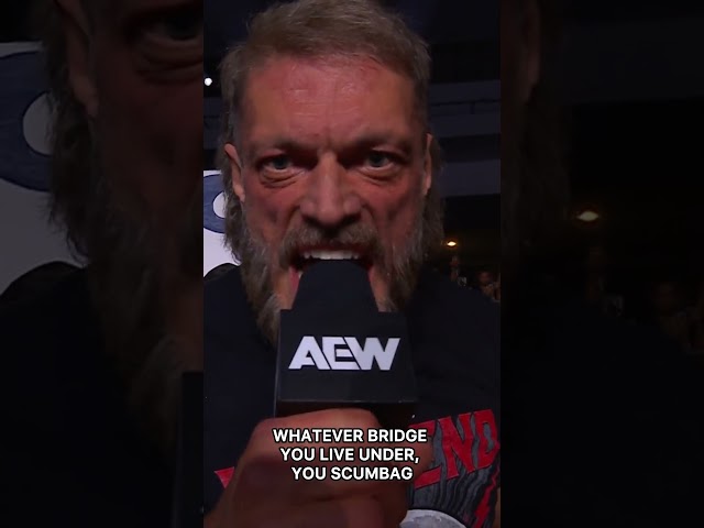 Rated R Superstar Cope with a message for AEW World Champion Jon Moxley during AEW Dynamite!