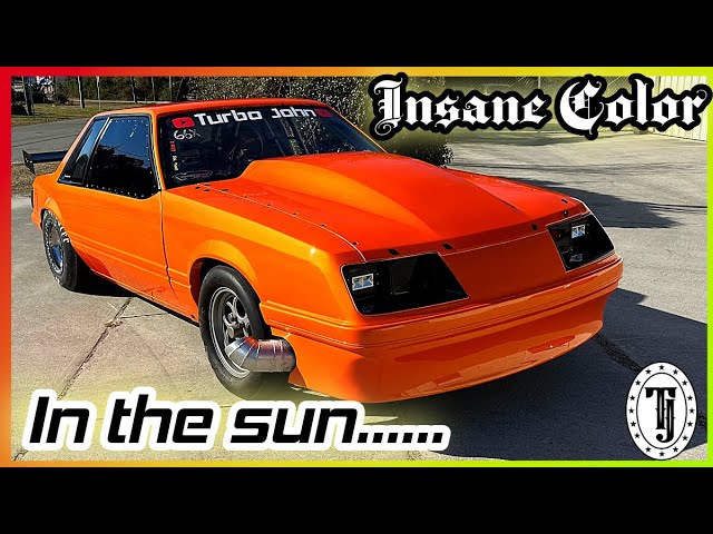 TurboJohn Mustang.... New Color in the SUN..... AMAZING, I LOVE it!!!