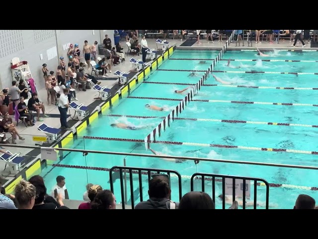 Reece 100 yd back final 2024 Gobbler meet (PB)