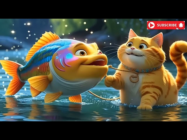 The Fat Yellow Cat's Fishing Adventure