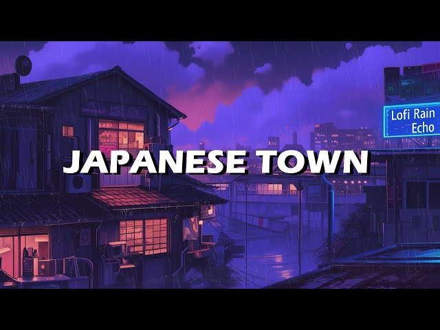 Chill Tokyo Nights 💿 1980s & 90s Lofi Hip Hop Beats To Boost Productivity ☔ Raining in Japanese Town