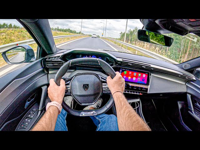 NEW Peugeot 308 GT  | 1.2 hybrid 136 hp | POV Test Drive