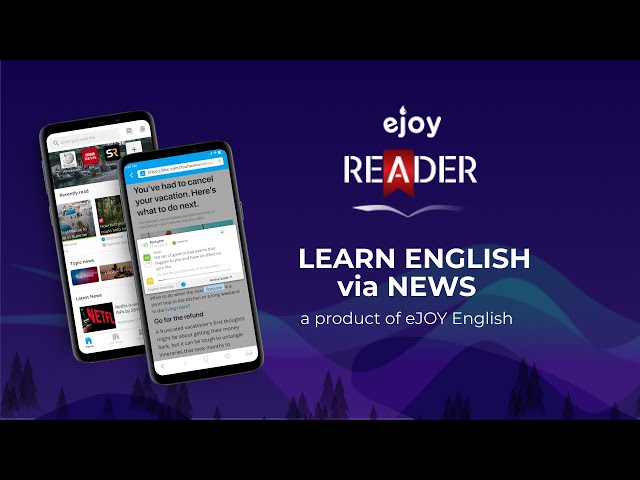 eJOY Reader - Learn English via news (2020 version)