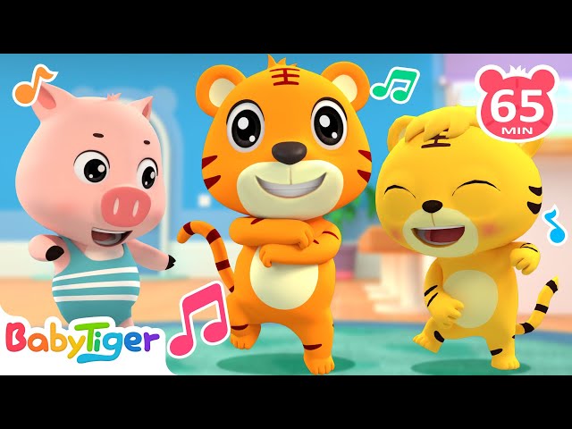 讓我們一起搖擺 | 大合集 | 經典熱門兒歌 | Kids Song | 動畫 | 童謠 | 兒童學習 | 卡通片 | Babytiger 中文 | Nursery Rhymes