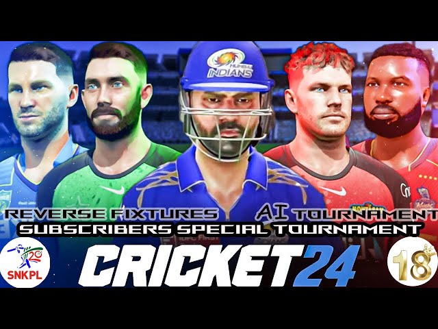 SNK Premier League Season - 18 Reverse Fixture | Subscribers Special Cricket League #cricket24