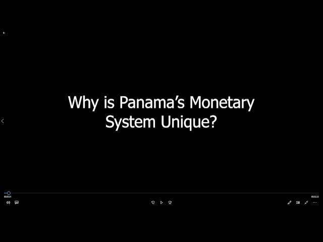 Why is Panama’s Monetary System Unique? — Ronan McMahon Answers Your Questions