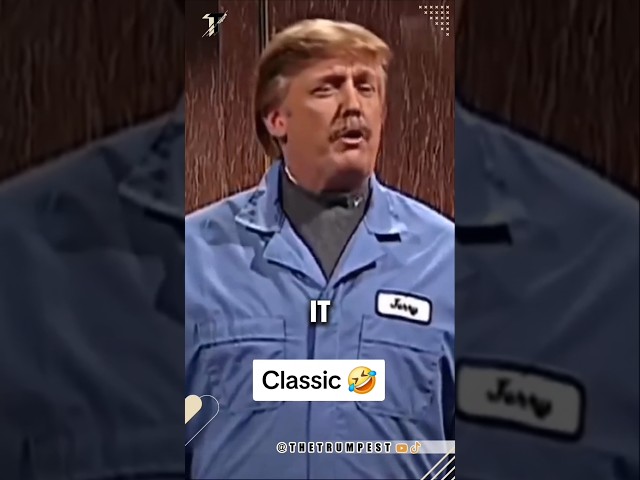 Trump making fun of himself. Classic 😂