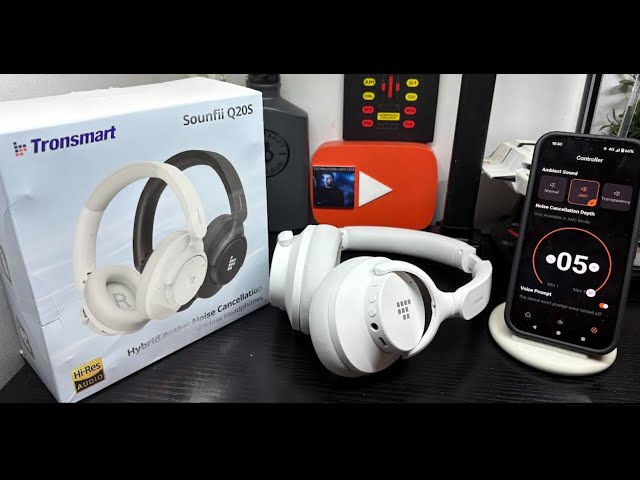 Tronsmart Sounfii Q20S Hybrid Noise Cancellation Headphones #tronsmart #Q20S