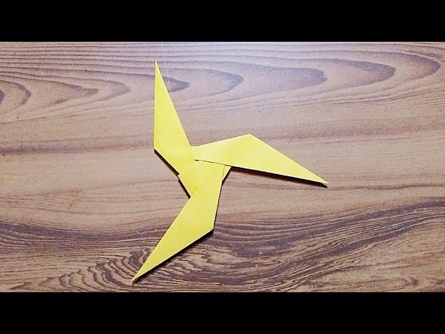 How to make ninja star DIY Shuriken origami #craft #papercraft #ninjastar #shuriken