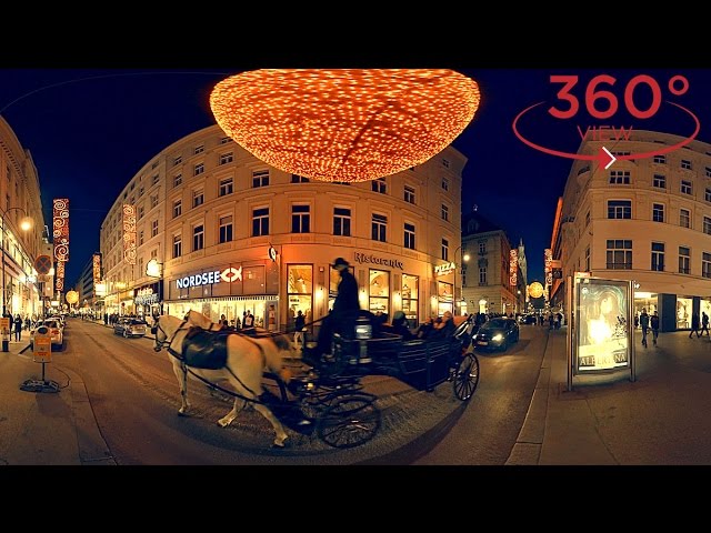 360 VR VIDEO - Christmas in Vienna, Austria (vr 360 degree video about travel & tourism)