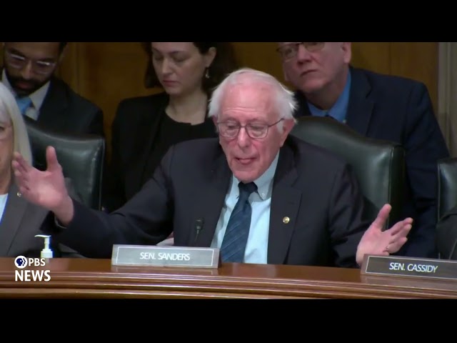 WATCH: Sen. Bernie Sanders questions RFK Jr. in confirmation hearing