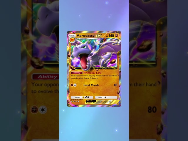 Aerodactyl EX pull! #pokemontcgpocket