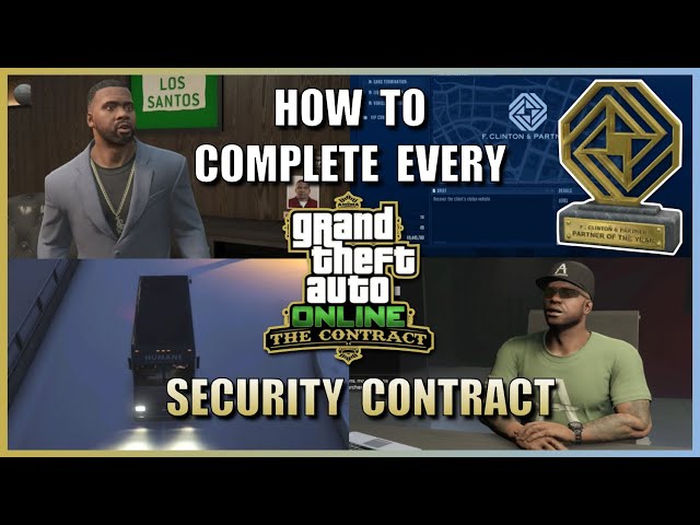 How to Complete ALL Security Contract Missions | Ultimate In Depth Guide