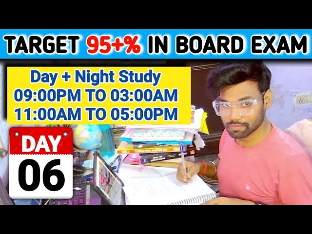 🔴LIVE | DAY-06 | PART-1 | Study With Me Live INDIA UPSC 💪📚 | Target 95+ percent in Board exam