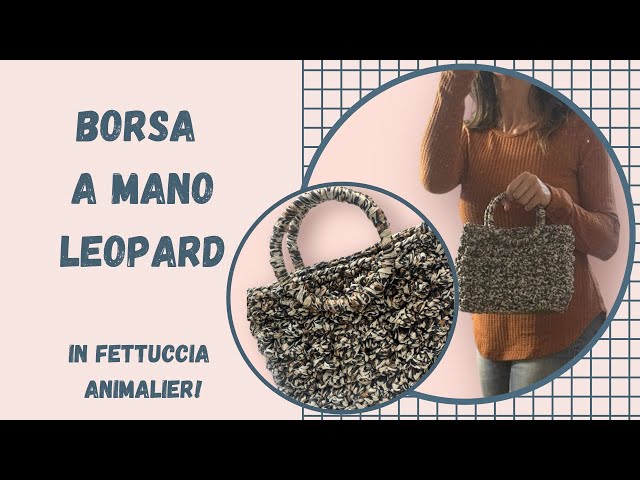 LEOPARD ANIMALIER HANDBAG, crochet tutorial