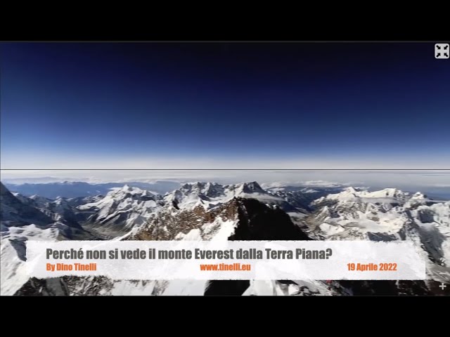 Perché non si vede il monte Everest sulla Terra Piatta?