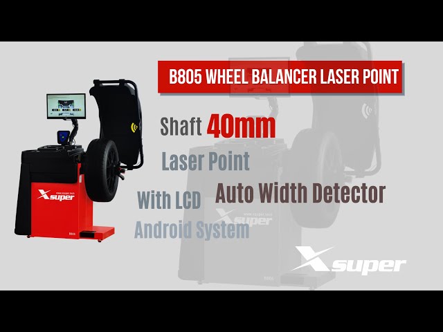 B805 LASER+LCD WHEEL BALANCER