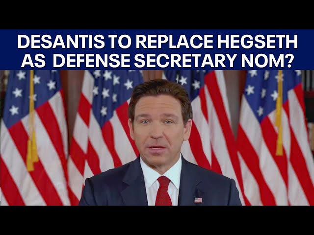 Reaction to Trump considering Desantis to replace Hegseth as Defense Secretary nominee