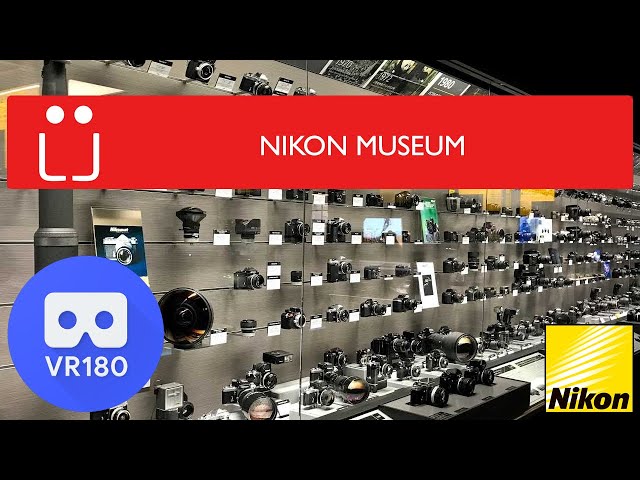 VR 180 (3D): The Nikon Museum in Shinagawa, Tokyo