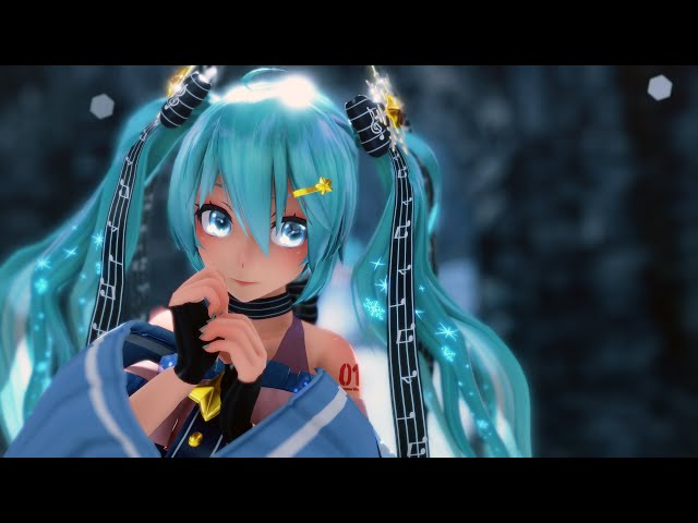 【MMD】 スターナイトスノウ / Star Night Show ( Snow Miku 2017 )