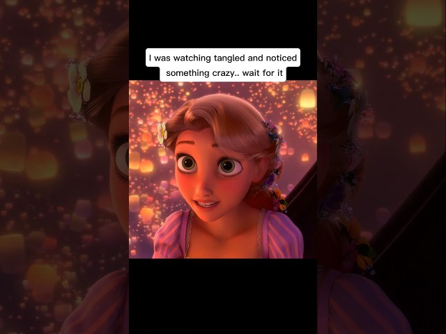 Did you notice this in Tangled😱😱😱 #shorts #tangled #disney #disneyplus #connection #eastereggs