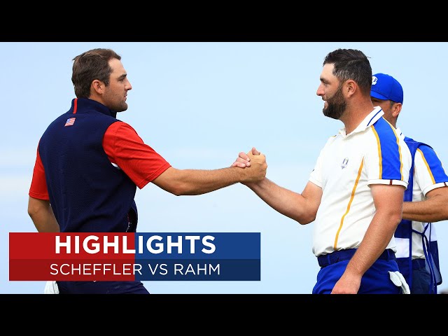 Jon Rahm vs Scottie Scheffler | Extended Highlights | 2020 Ryder Cup