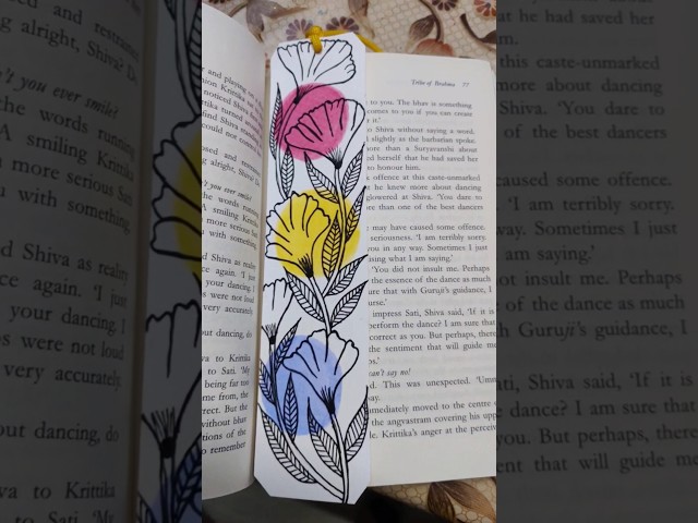 Easy bookmark 🔖 #shorts #art