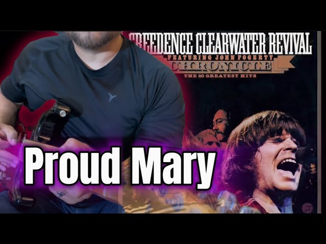 Como tocar Proud Mary - guitarra - Creedence Clearwater Revival - tutorial