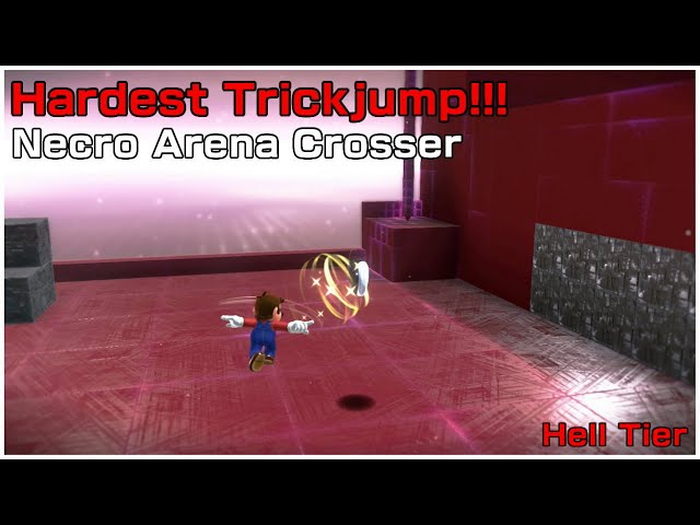 NECRO ARENA CROSSER!!! HARDEST TRICKJUMP IN SUPER MARIO ODYSSEY