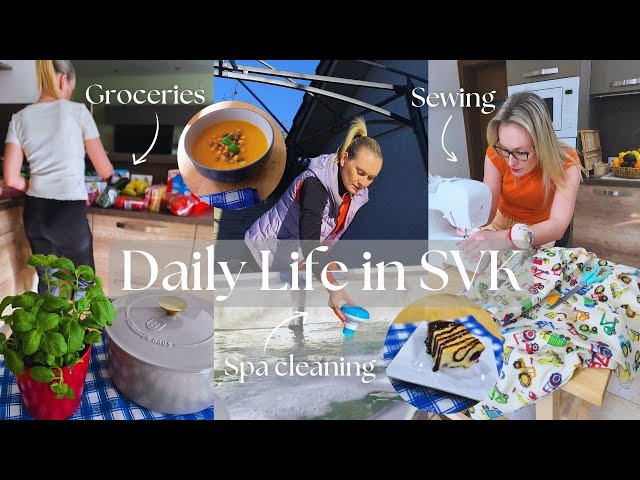 Daily Life in Slovakia 🇸🇰| Groceries with prices🛒|Busy Mom Weekly Silent Vlog | Cooking🍳| Sewing🧵