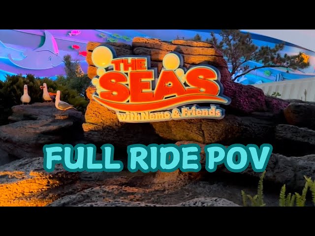 The Seas with Nemo & Friends Full Ride POV|EPCOT|Walt Disney World|January 2025