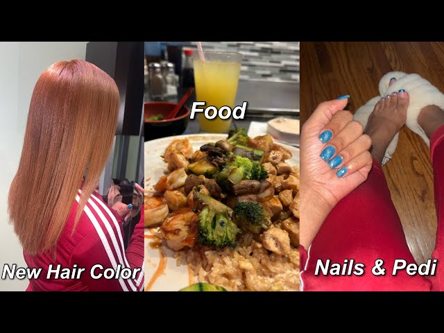 Come To My Appointments With Me | New hair color, Nails, Pedi, Food