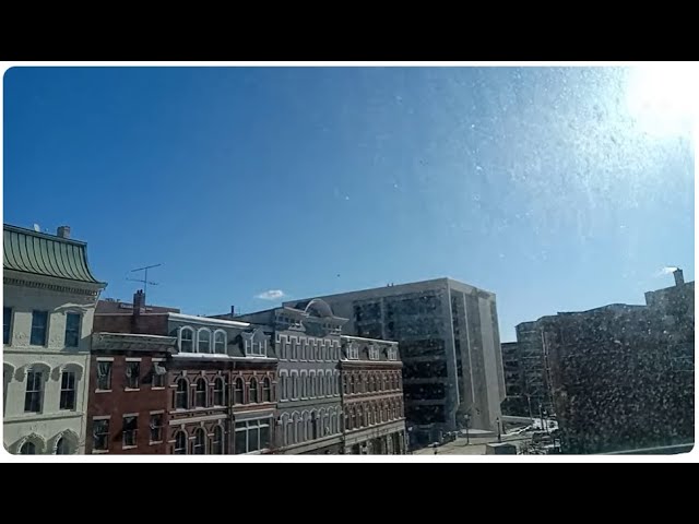 Bangor Maine downtown sky watch for Drones and UAP's and UFO's