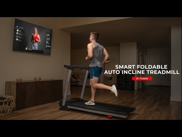 Premium Foldable Auto Incline Smart Treadmill: SF-T723030