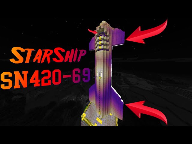 I Found Elon Musk Starship In Minecraft Game