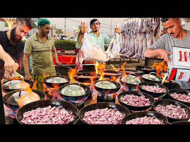 PAKISTAN'S BEST MUTTON KARAHI RECIPE & COMPLETE MAKING | HOW RESTAURANT MADE CHICKEN, MUTTON KARAHI