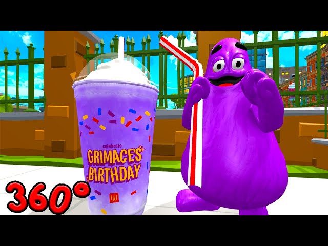 Grimace Shake VR 360° Funny Fails